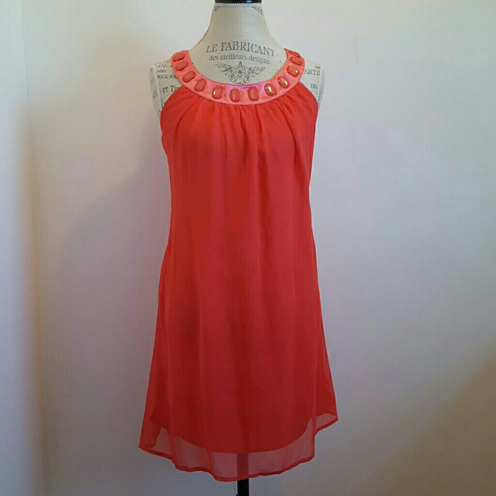 Banana Republic orange dress